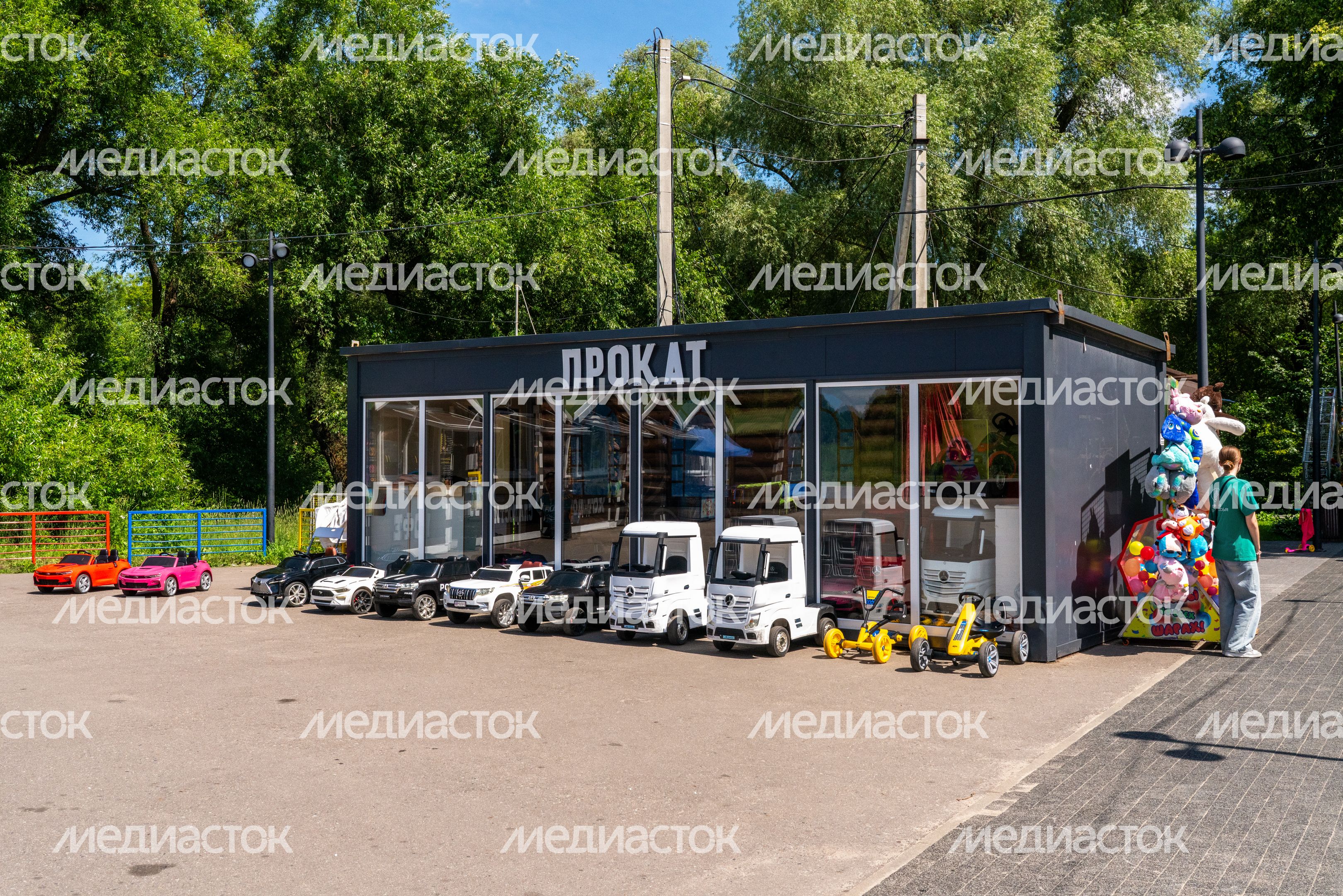 Прокат в городском парке культуры и отдыха в Чехове летом