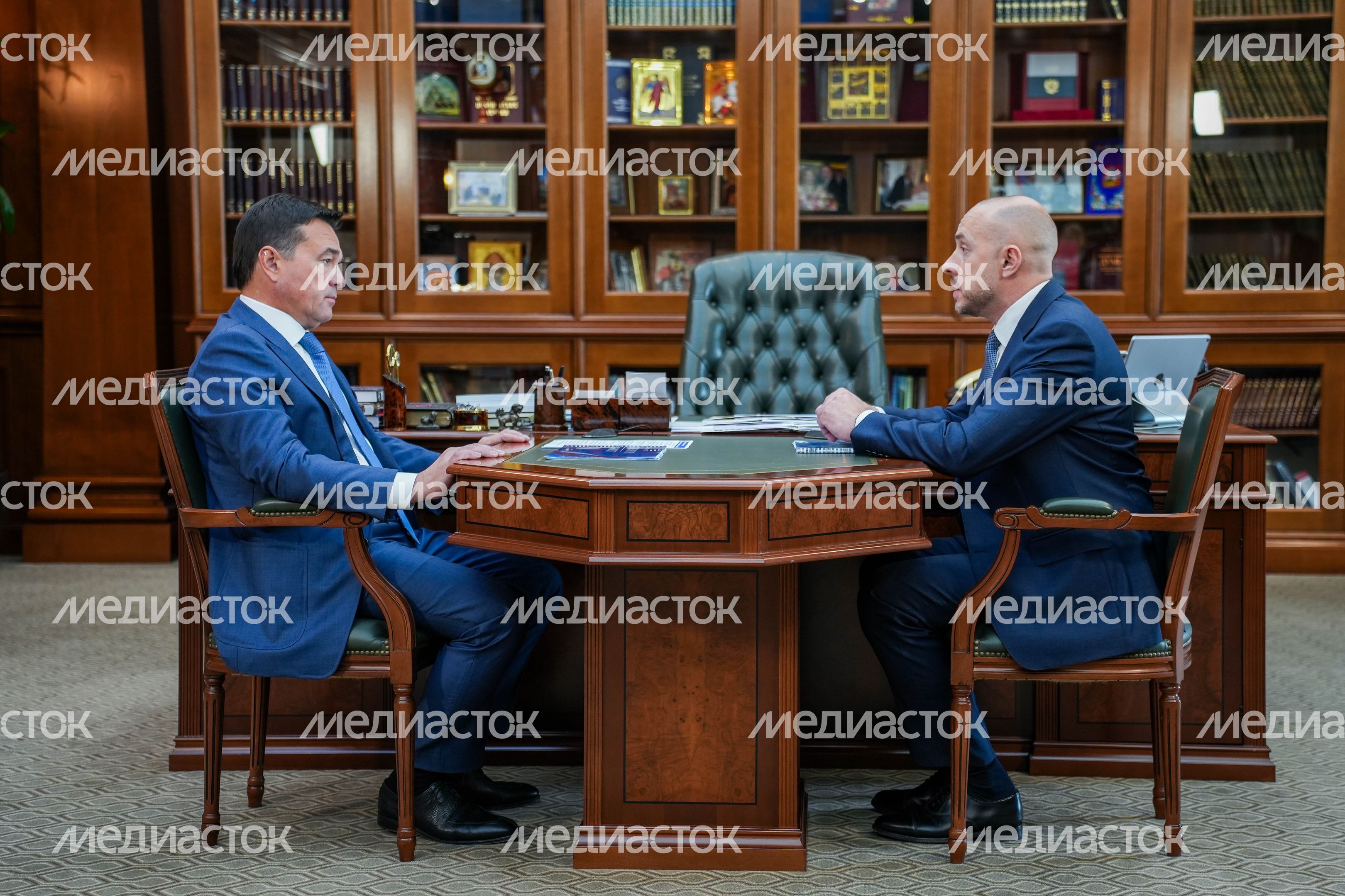 Встреча Губернатора Андрея Воробьева и Главы Солнечногорска Константина Михалькова