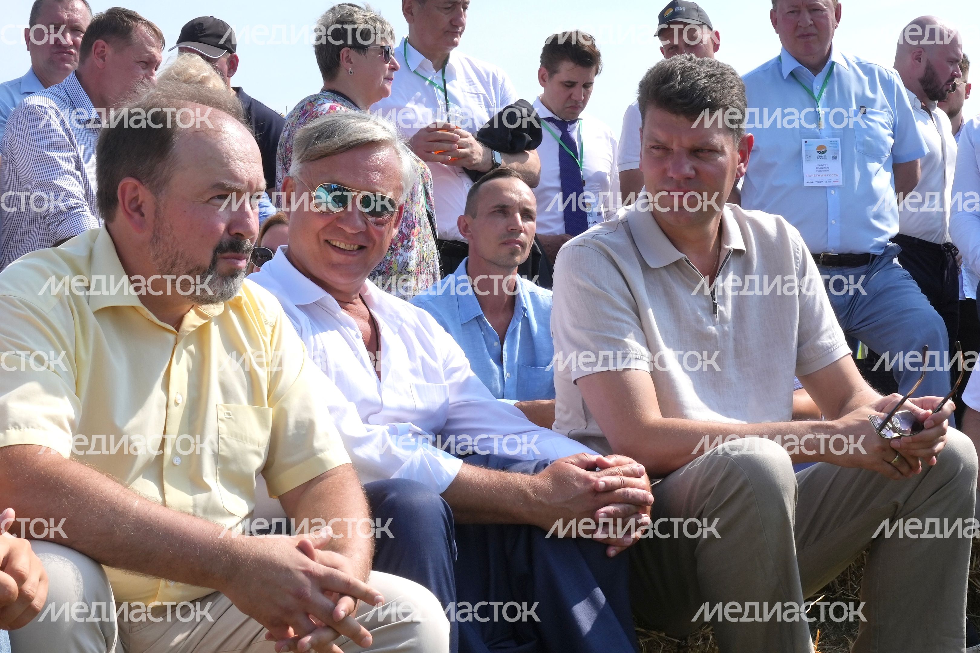 Денис Кравченко на агропромышленной выставке "День поля Московской области"