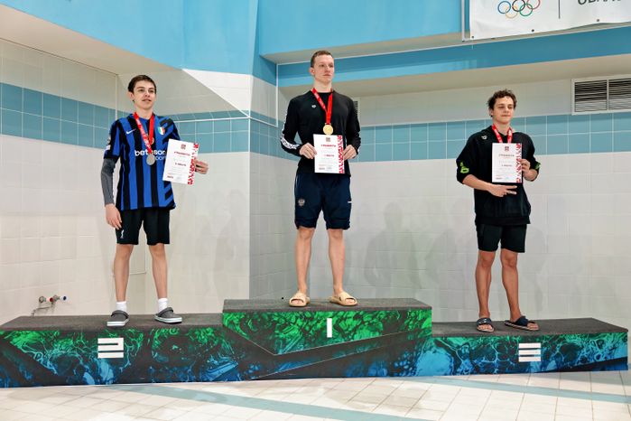 Награждение победителей Чемпионата Московской области по плаванию в Рузе