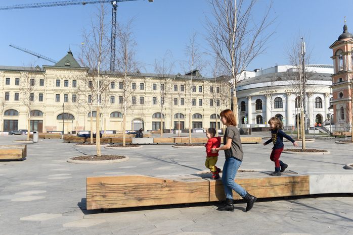Москва во время режима повышенной готовности из-за угрозы распространения коронавируса