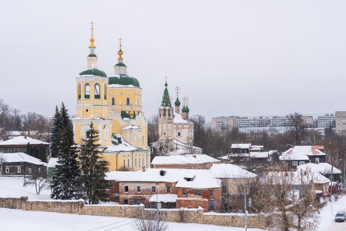 Серпухов. Соборная гора. Зима