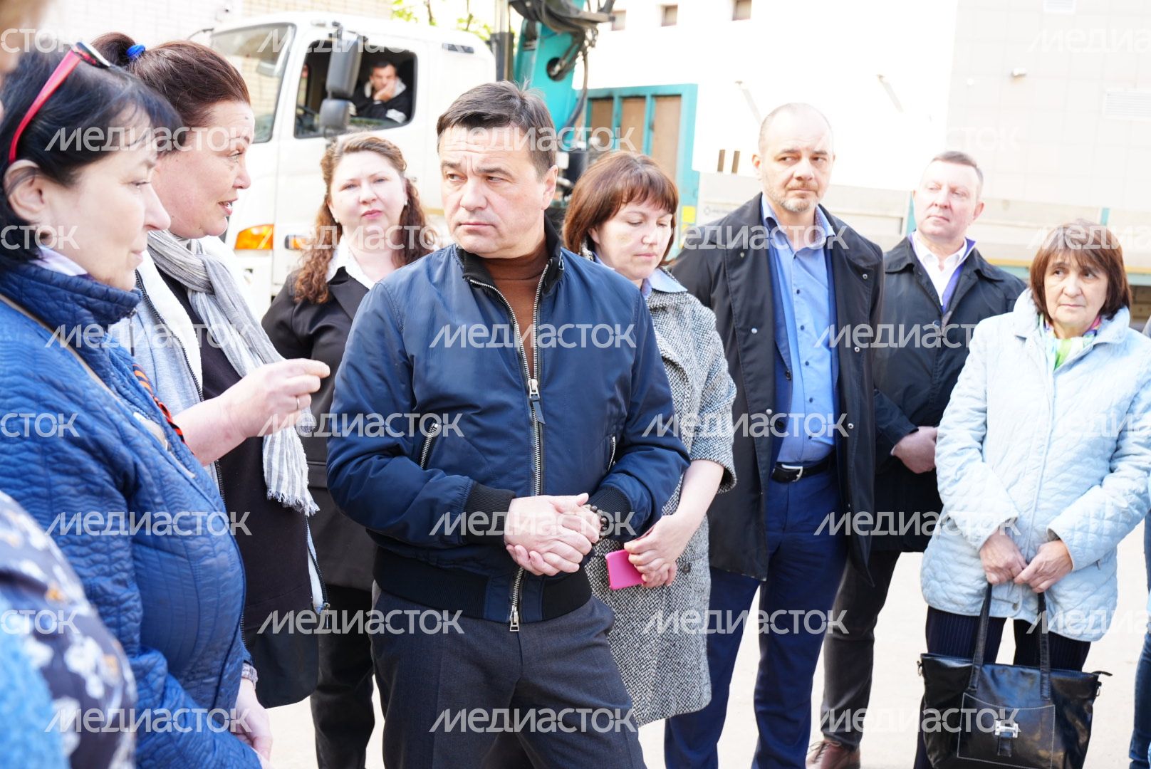 Проверка губернатором ремонта теплосетей в Химках