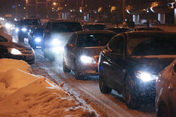 Автомобильное движение в Москве