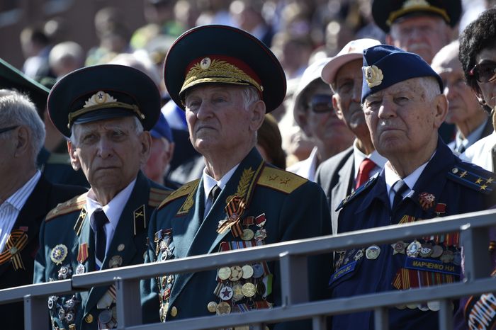Парад Победы на Красной площади в Москве