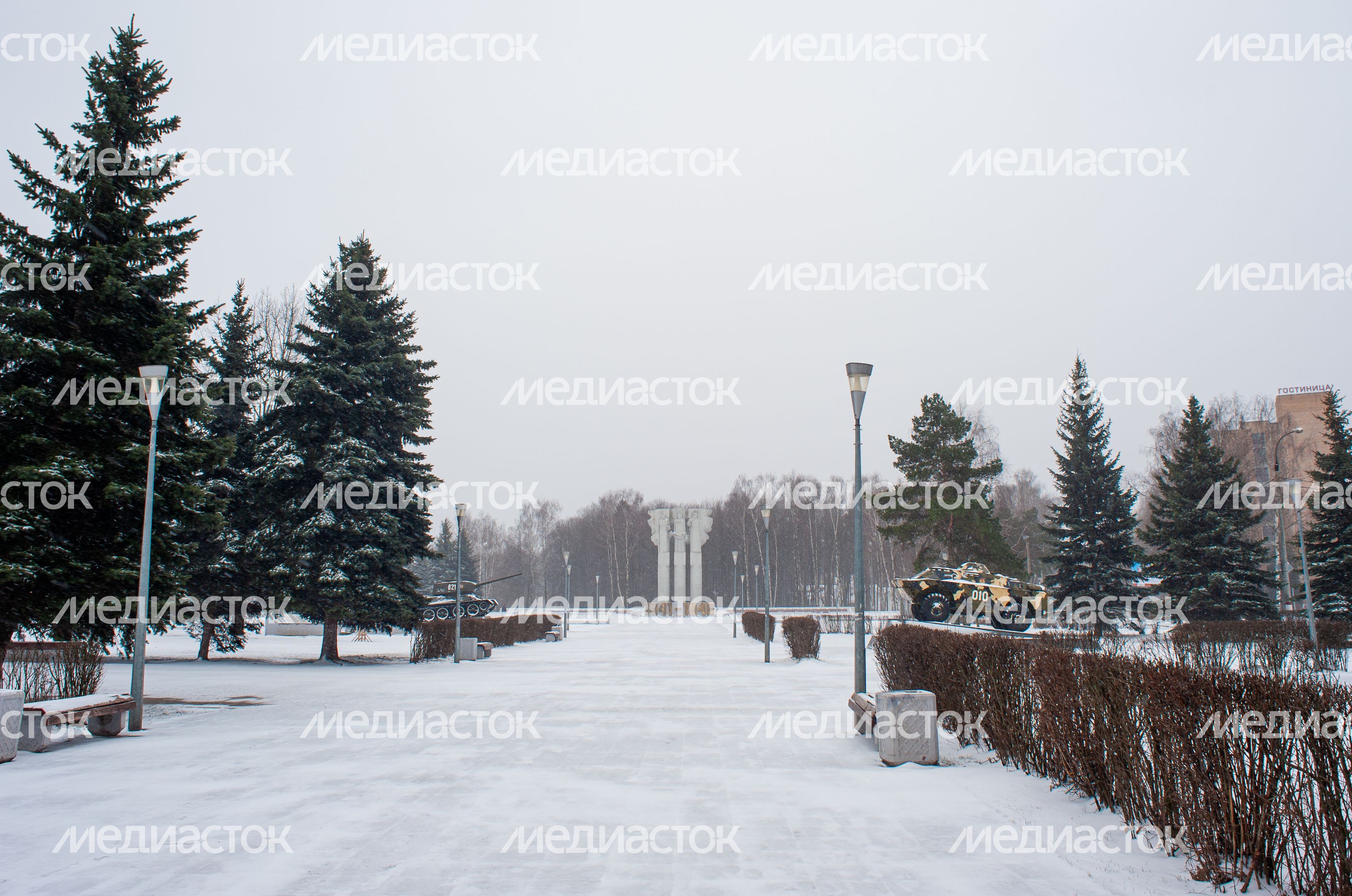 Зимние виды города Королёв