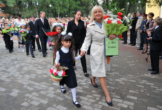 А.Ю. Воробьев в Дубровицкой школе