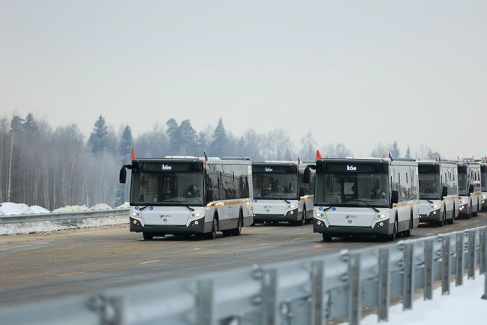 Торжественная церемония открытия дороги в Лобне с участием Губернатора Подмосковья