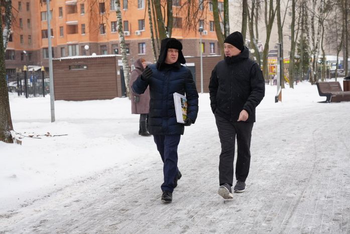 Проверка Губернатором Центрального парка культуры и отдыха в Пушкино
