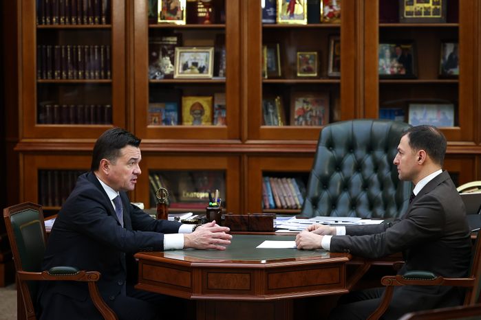 Губернатор провел рабочую встречу с главой Раменского г.о.