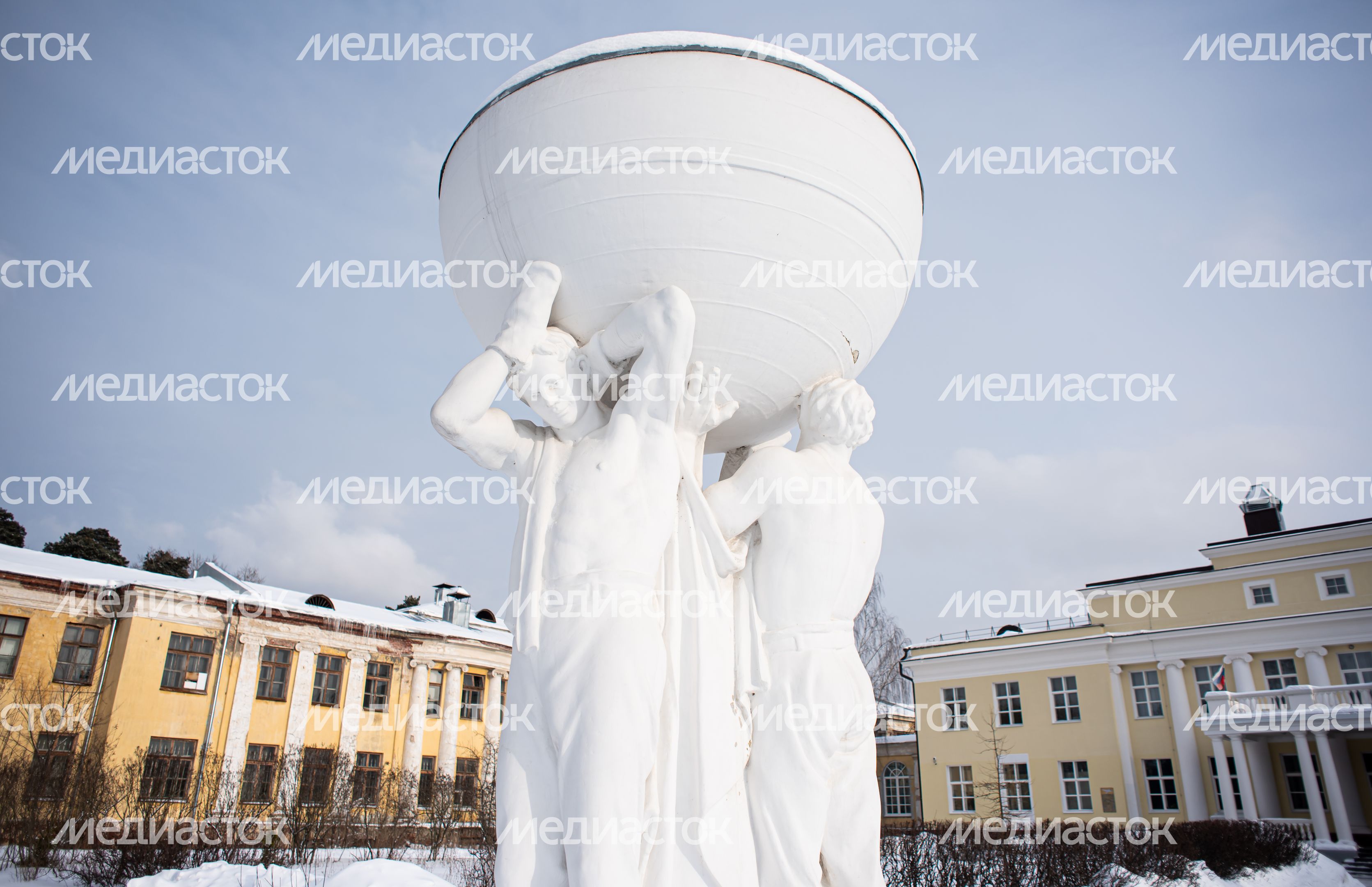 Зимние виды города Жуковский