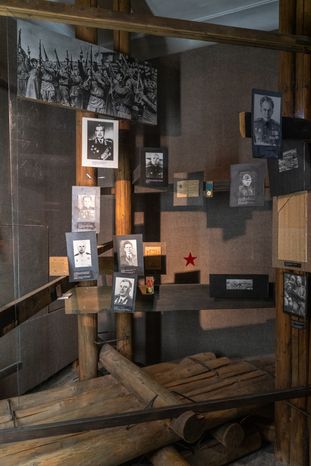 Можайск. Бородинский музей Экспозиция Бородино в годы ВОВ