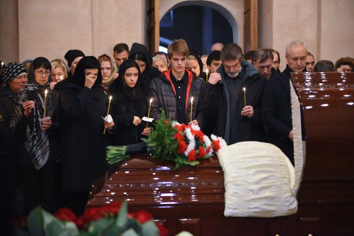 Церемония прощания с режиссером Георгием Юнгвальд-Хилькевичем в Москве