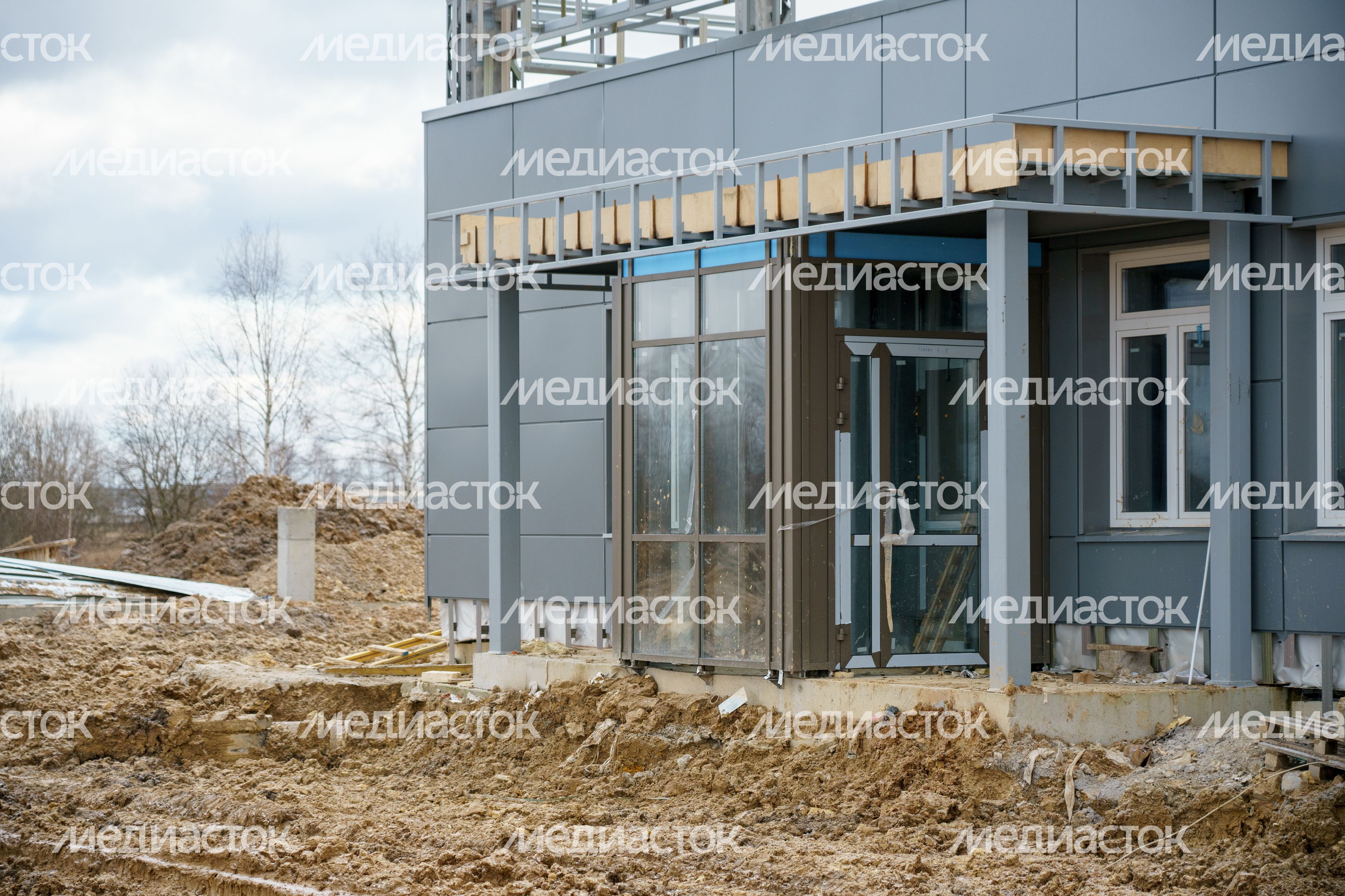 Серпухов. Строительство поликлиники. Ноябрь 2023 г. Серпухов. Строительство поликлиники. Ноябрь 2023 г.