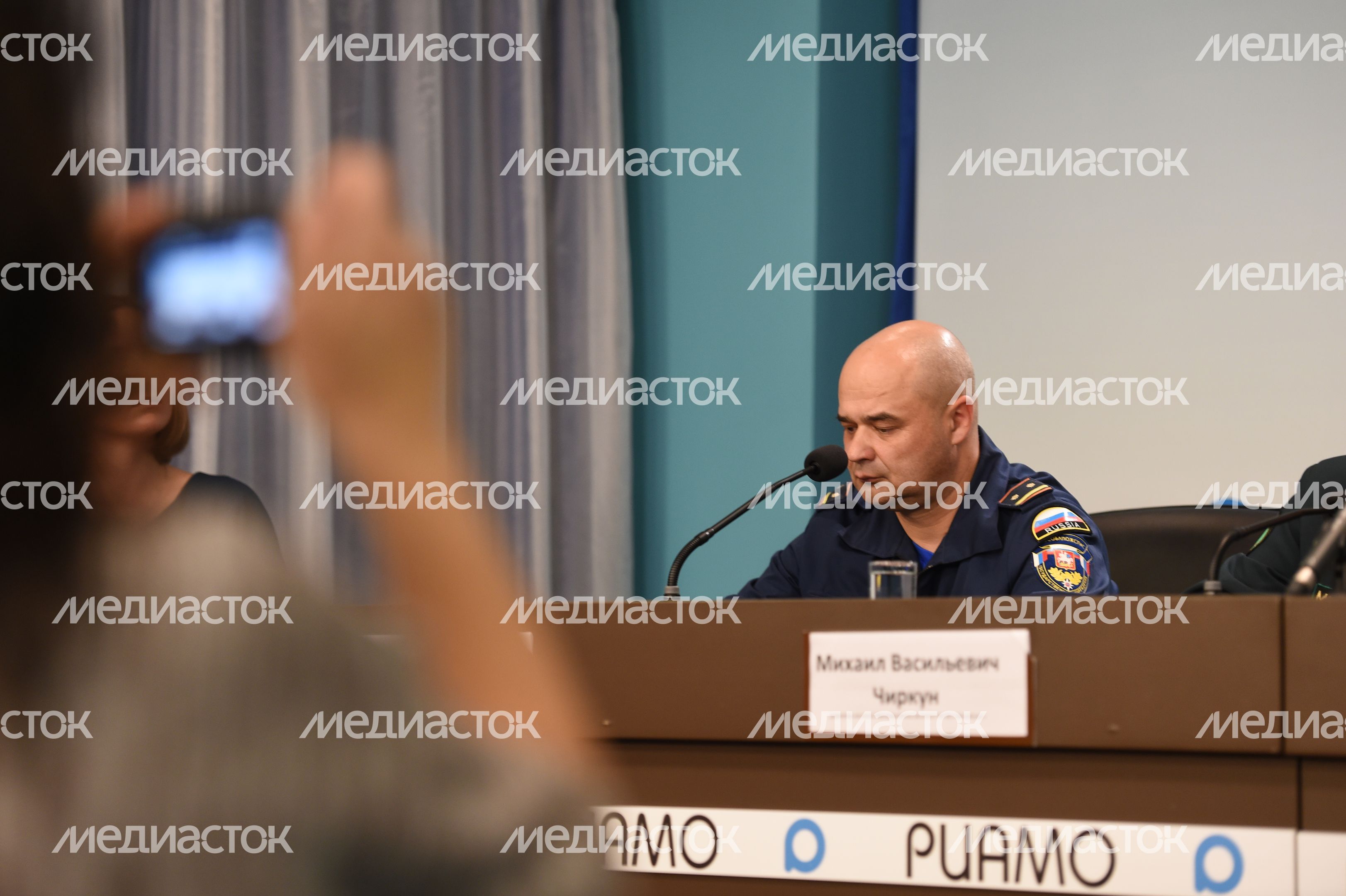 Пресс-конференция замначальника ГКУ МО «Мособлпожспас» Сергея Гедина