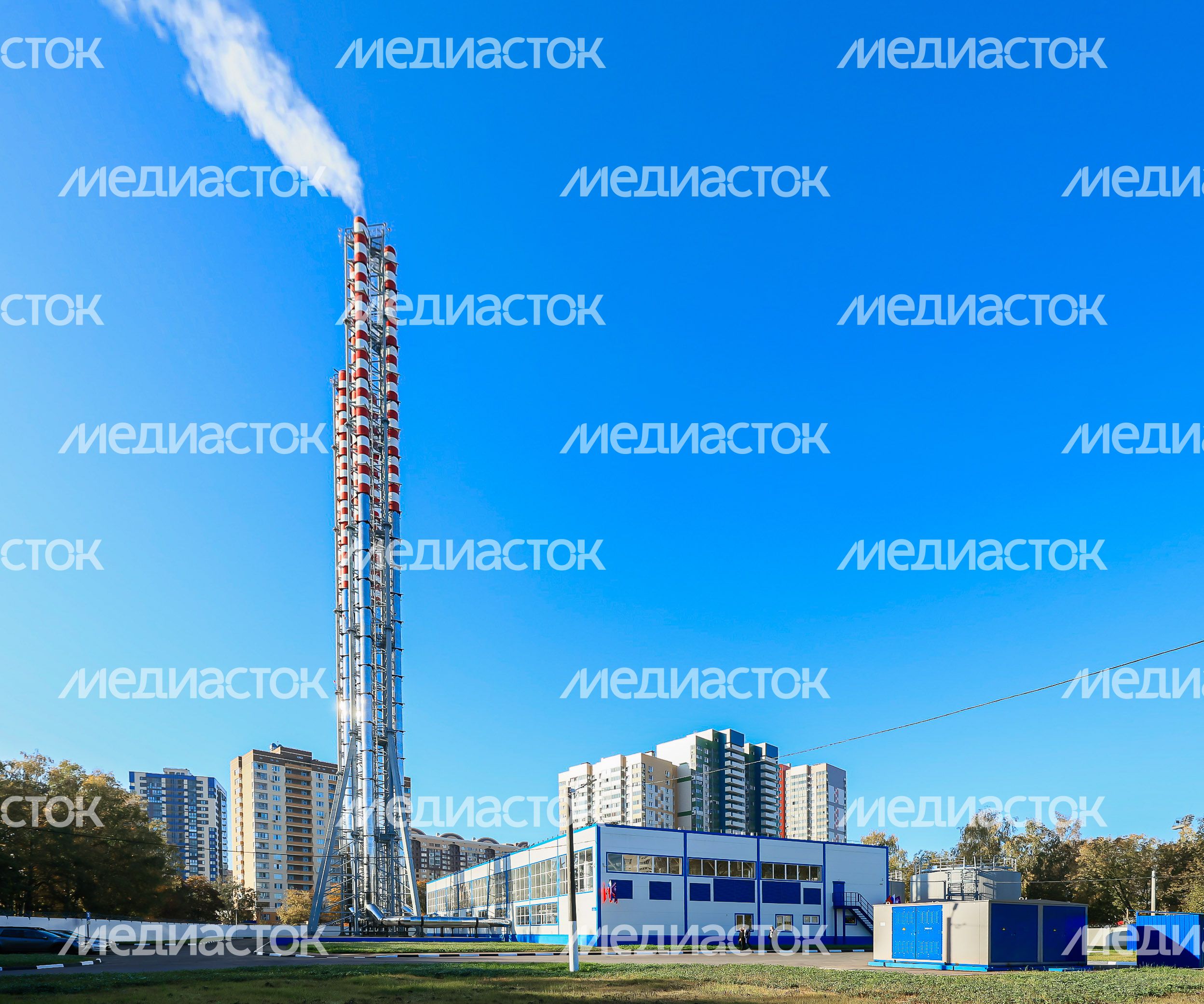 Осмотр новой котельной и реконструируемого участка теплосети в Королеве Губернатором Подмосковья