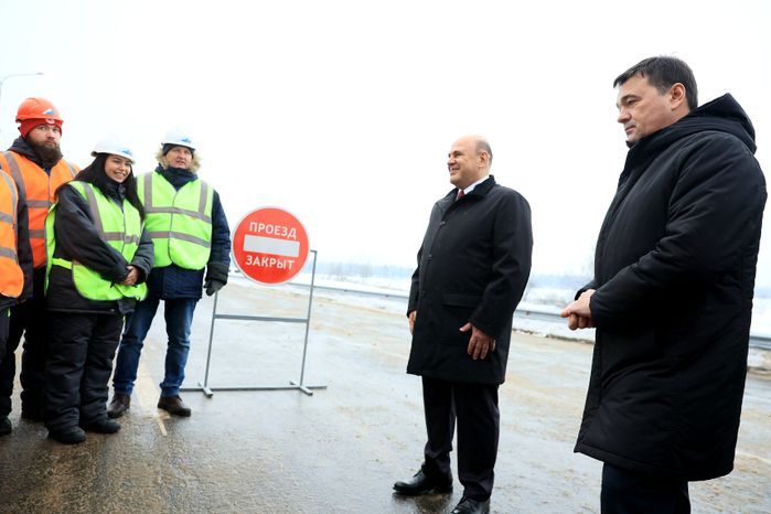 Торжественная церемония открытия дороги в Лобне с участием Губернатора Подмосковья