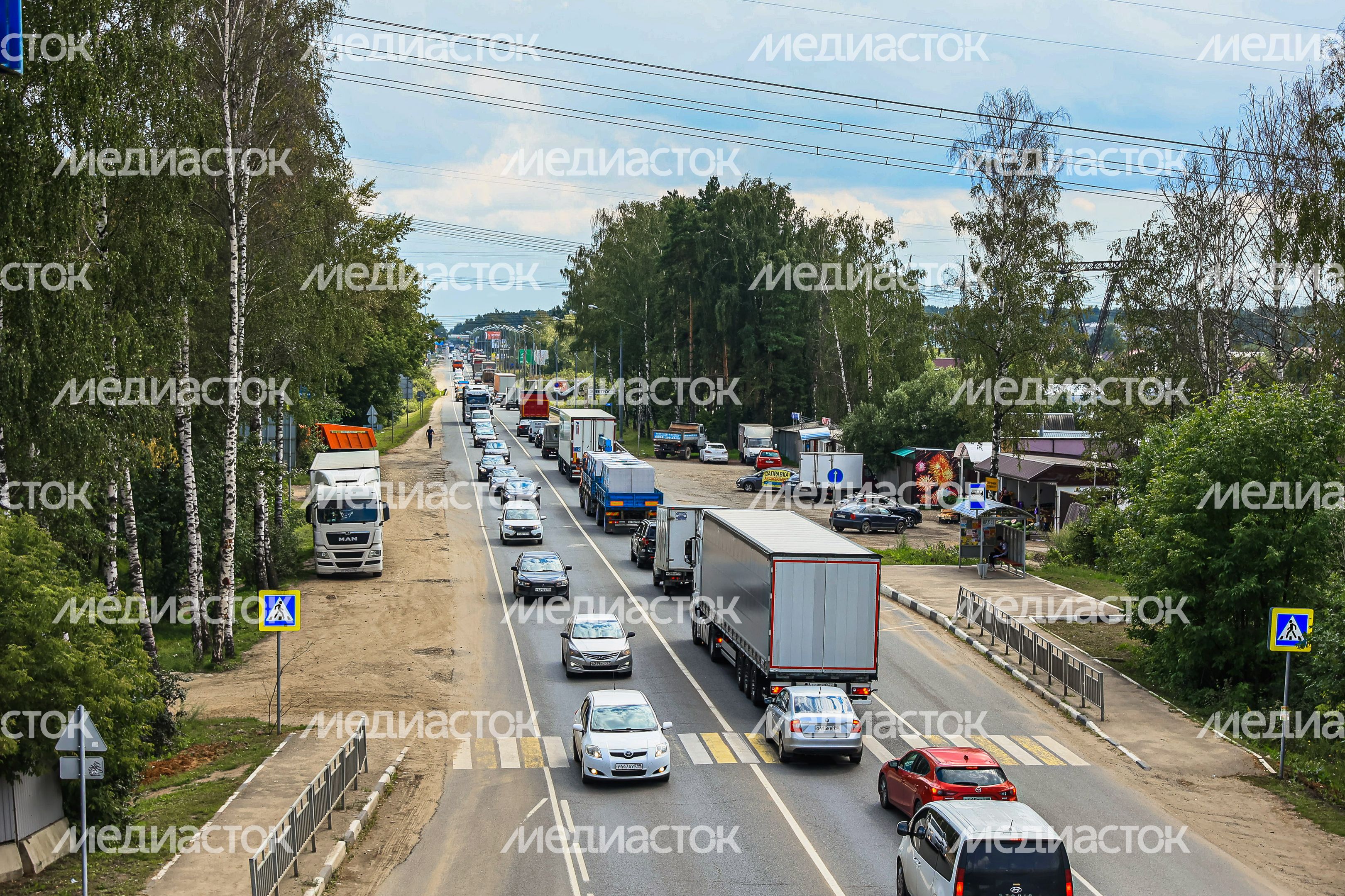 Проверка хода строительства подмосковного участка М-12 «Москва-Казань» Губернатором Подмосковья