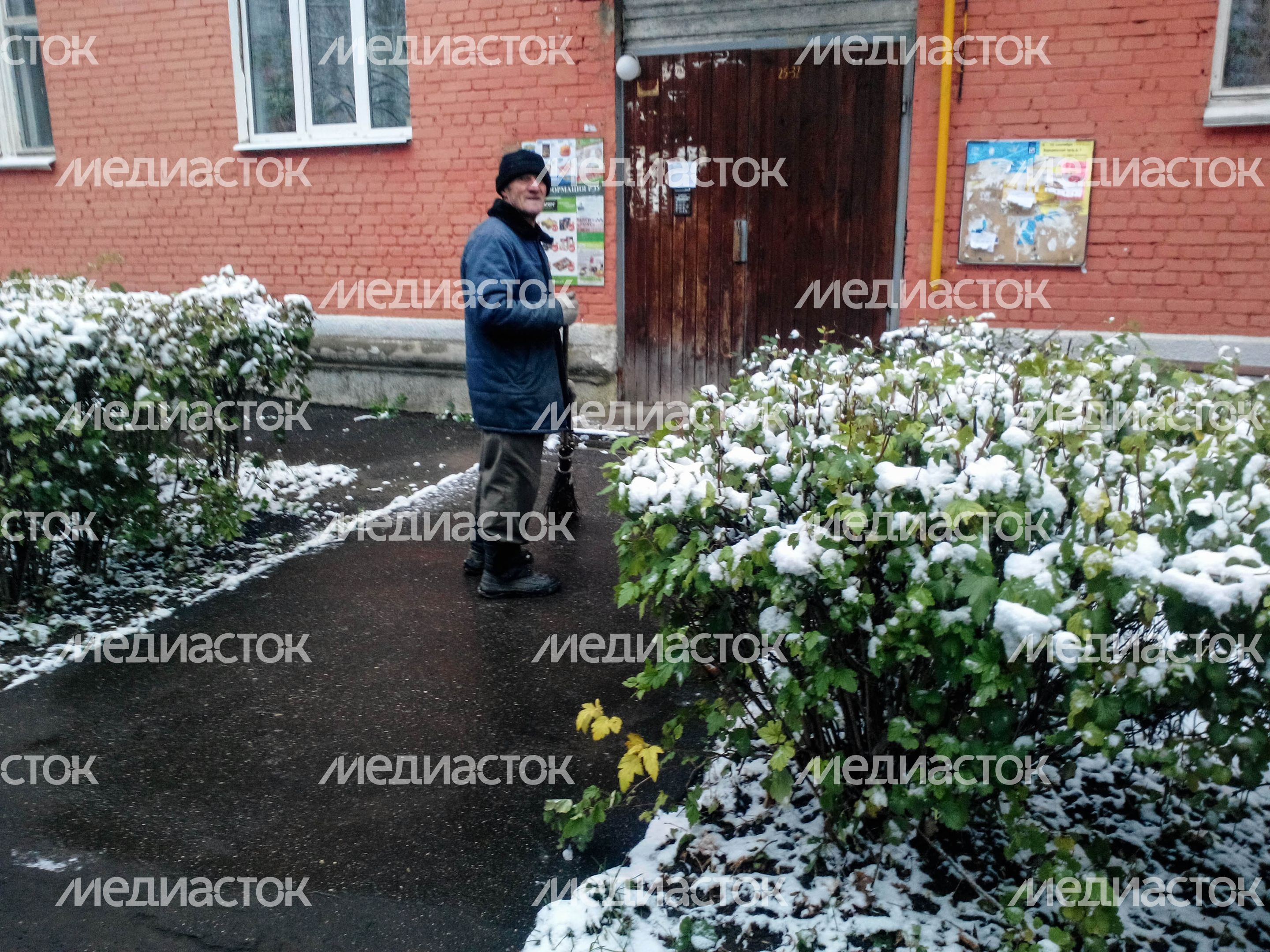 Первый снег в Клину