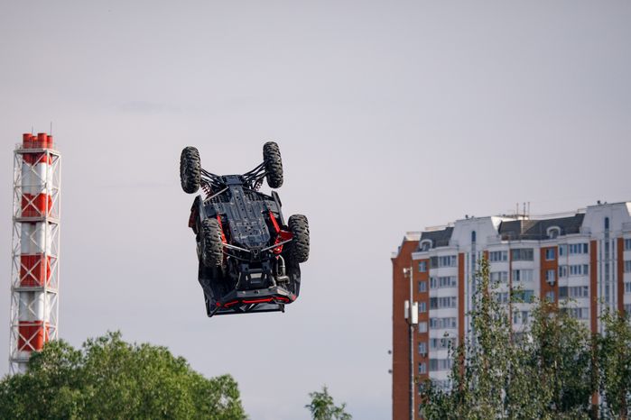 Шоу команды мотофристайла FMX13 в Лобне