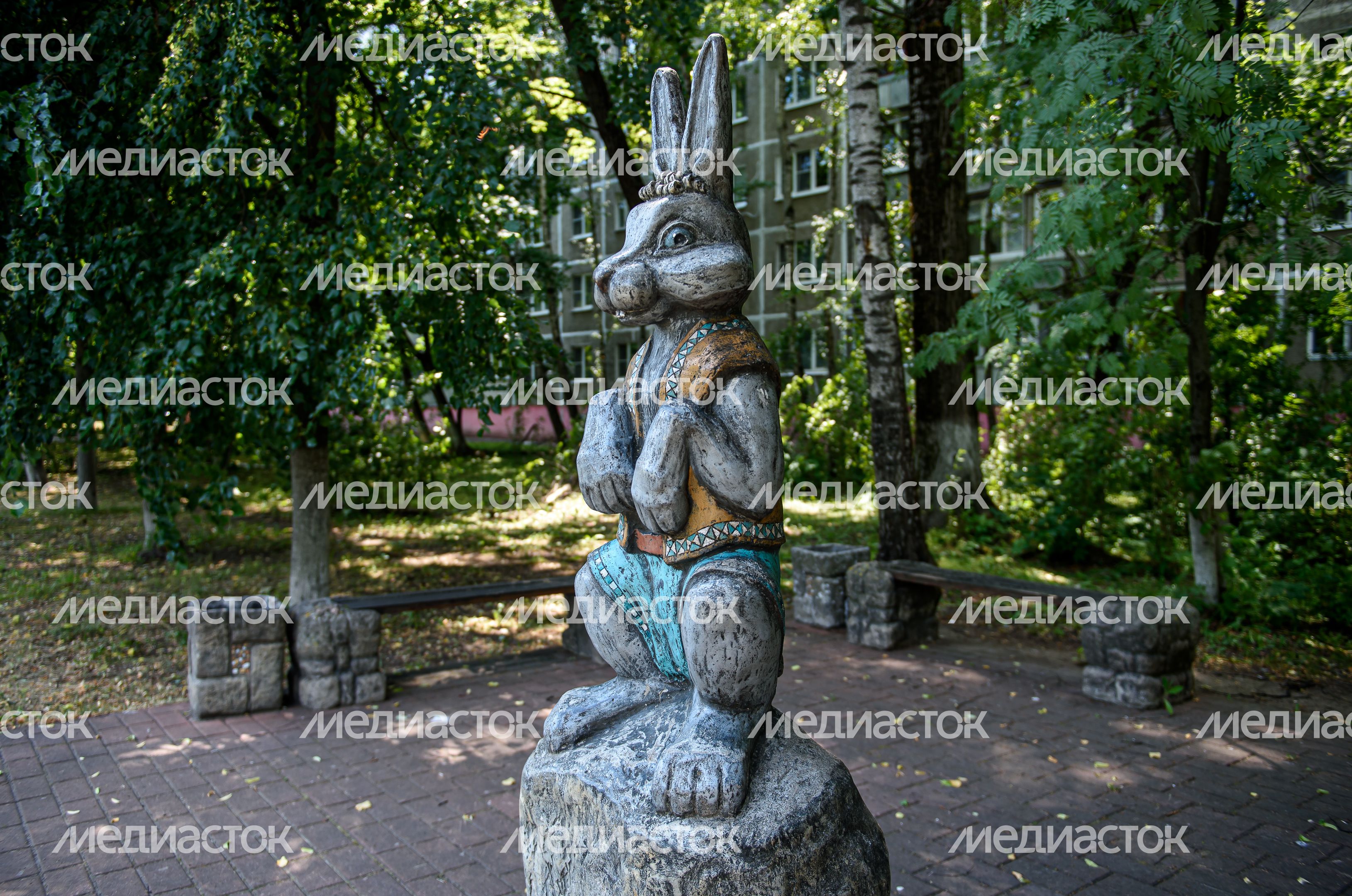 Летние виды скульптур в Раменском