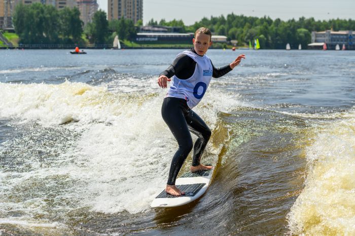 Чемпионат Московской области по серфингу на Пироговском водохранилище в Долгопрудном