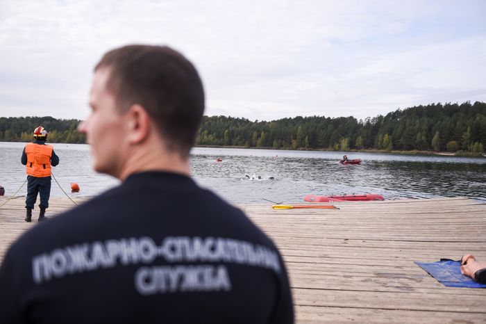 Соревнования спасателей прошли в Лыткарино