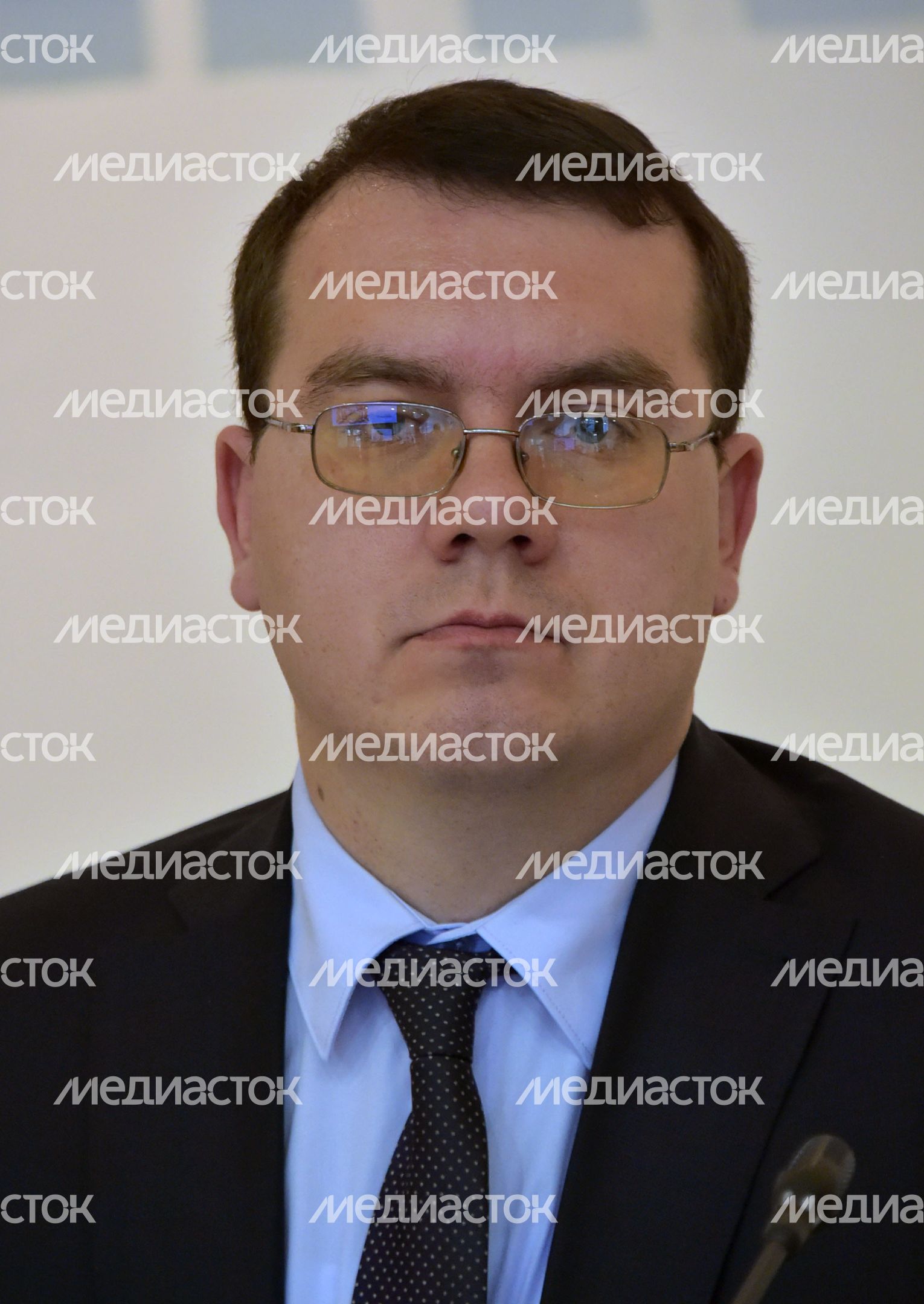 Сергей Дудкин на пресс-конференции в Доме Правительства МО