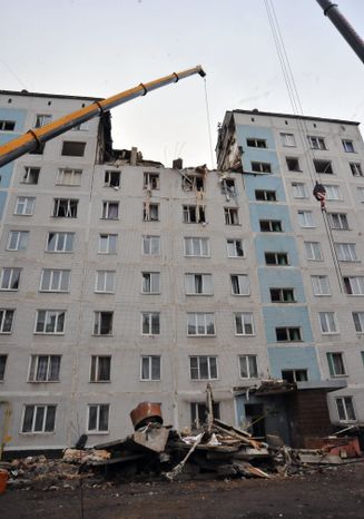 Взрыв бытового газа в пос. Загорские Дали