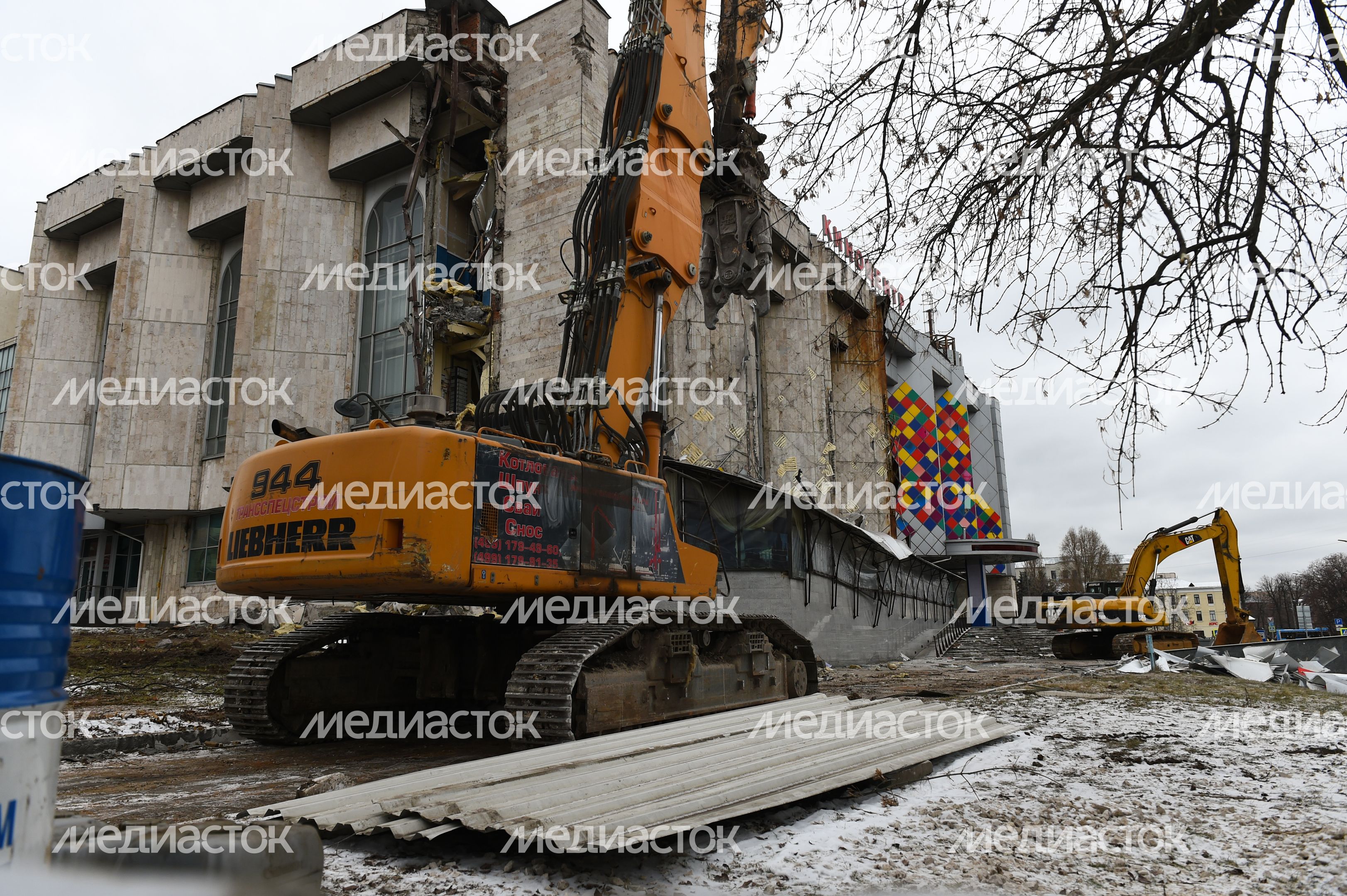 Снос кинотеатра «Соловей» в Москве