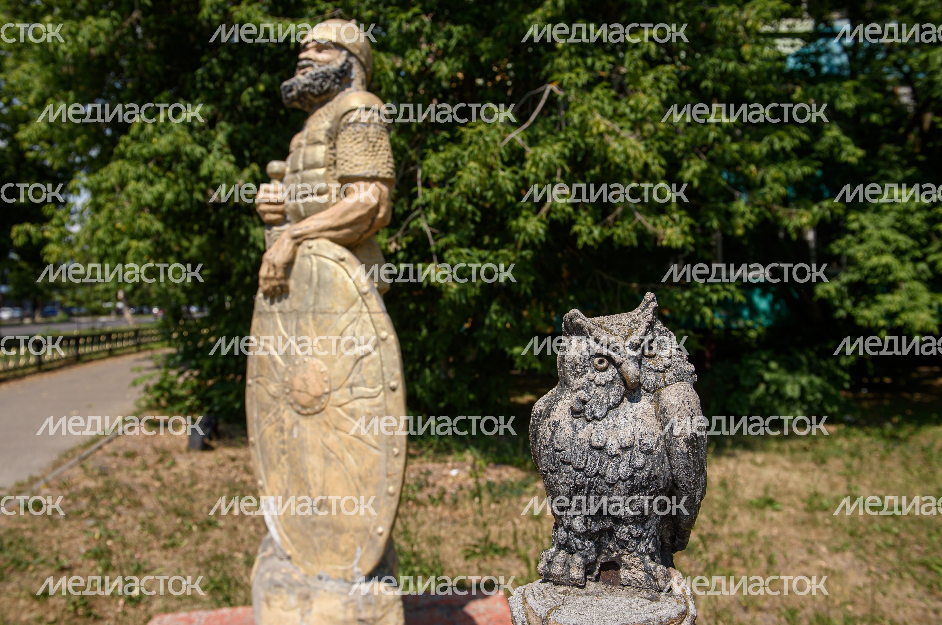 Летние виды скульптур в Раменском