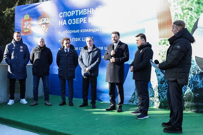 Андрей Воробьев заложил первый камень в основание новой футбольной базы для ЦСКА