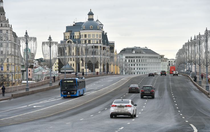 Городская жизнь в Москве в марте