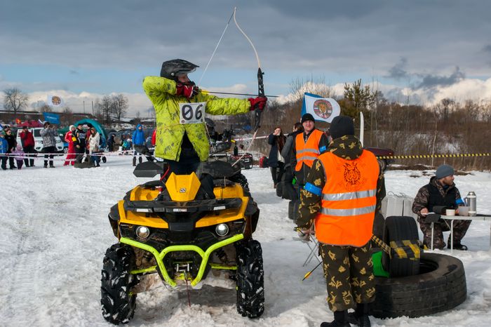 Открытый чемпионат Московской области по квадробиатлону в Подольске