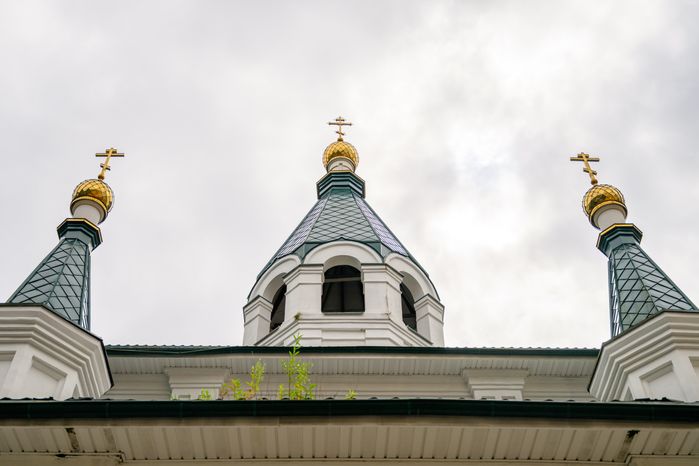 Храм Пантелеймона Целителя на территории Центральной районной больницы в Пушкино