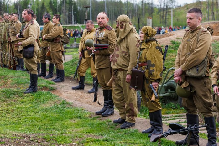 День Победы в Центральном парке «Патриот» Одинцовского округа: военно-историческая реконструкция «В логове зверя»