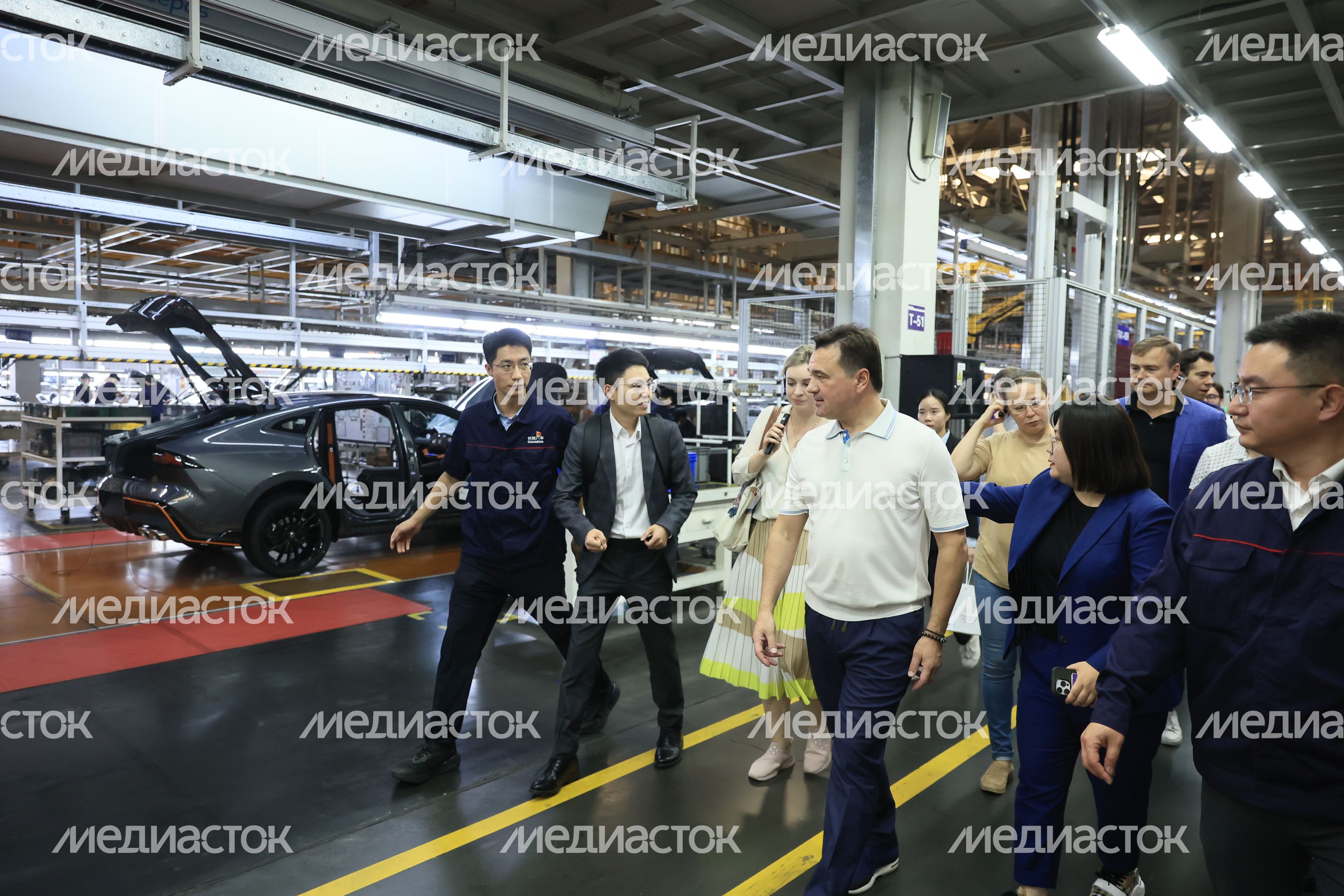 Посещение автозавода Changan Automobile Group в Китае Губернатором Подмосковья