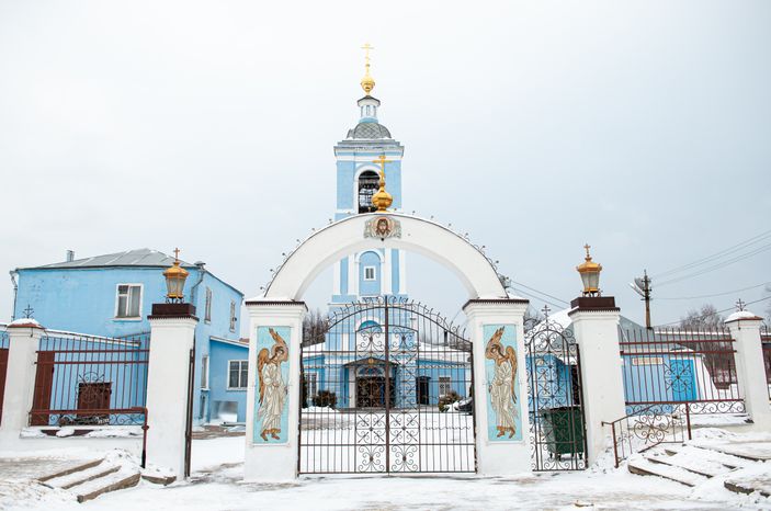 Зимние виды города Воскресенск
