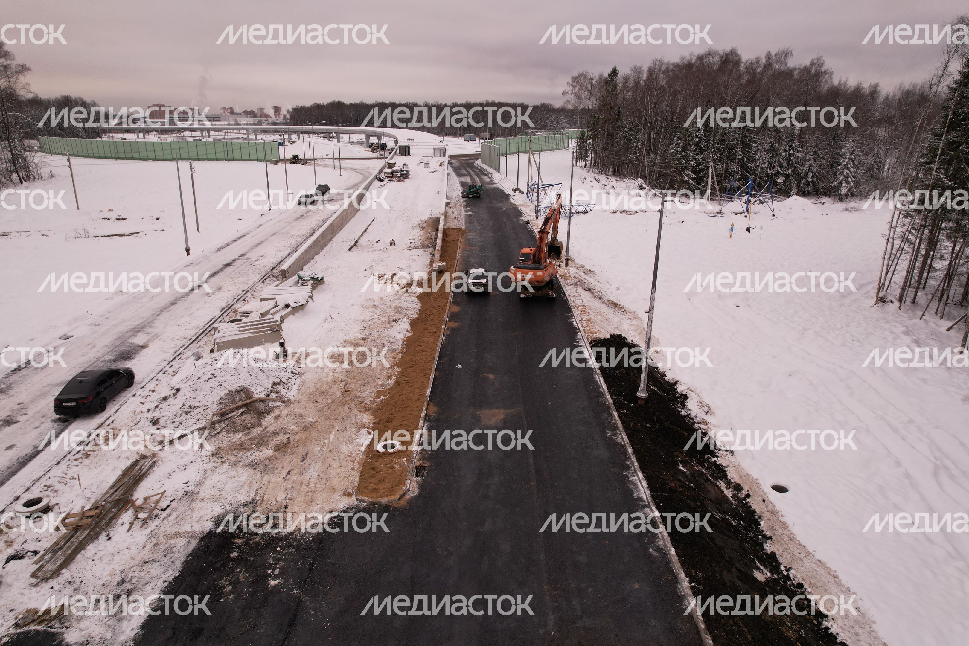 Третий этап Северного обхода Лобни завершили с опережением на год Третий этап Северного обхода Лобни завершили с опережением на год