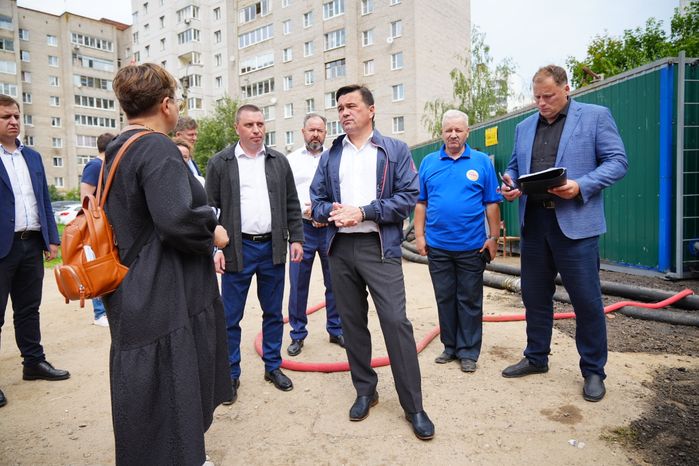 Оперативный штаб с участием Губернатора Подмосковья на месте ЧП в Сергиевом Посаде