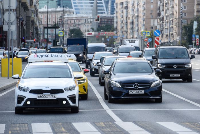 Автомобильное движение в Москве