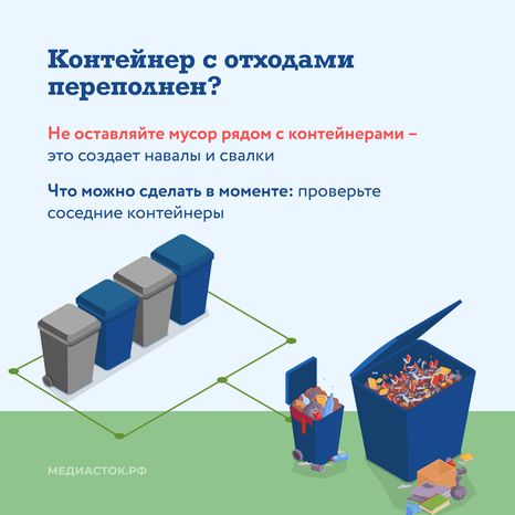 Контейнер переполнен квадрат 02