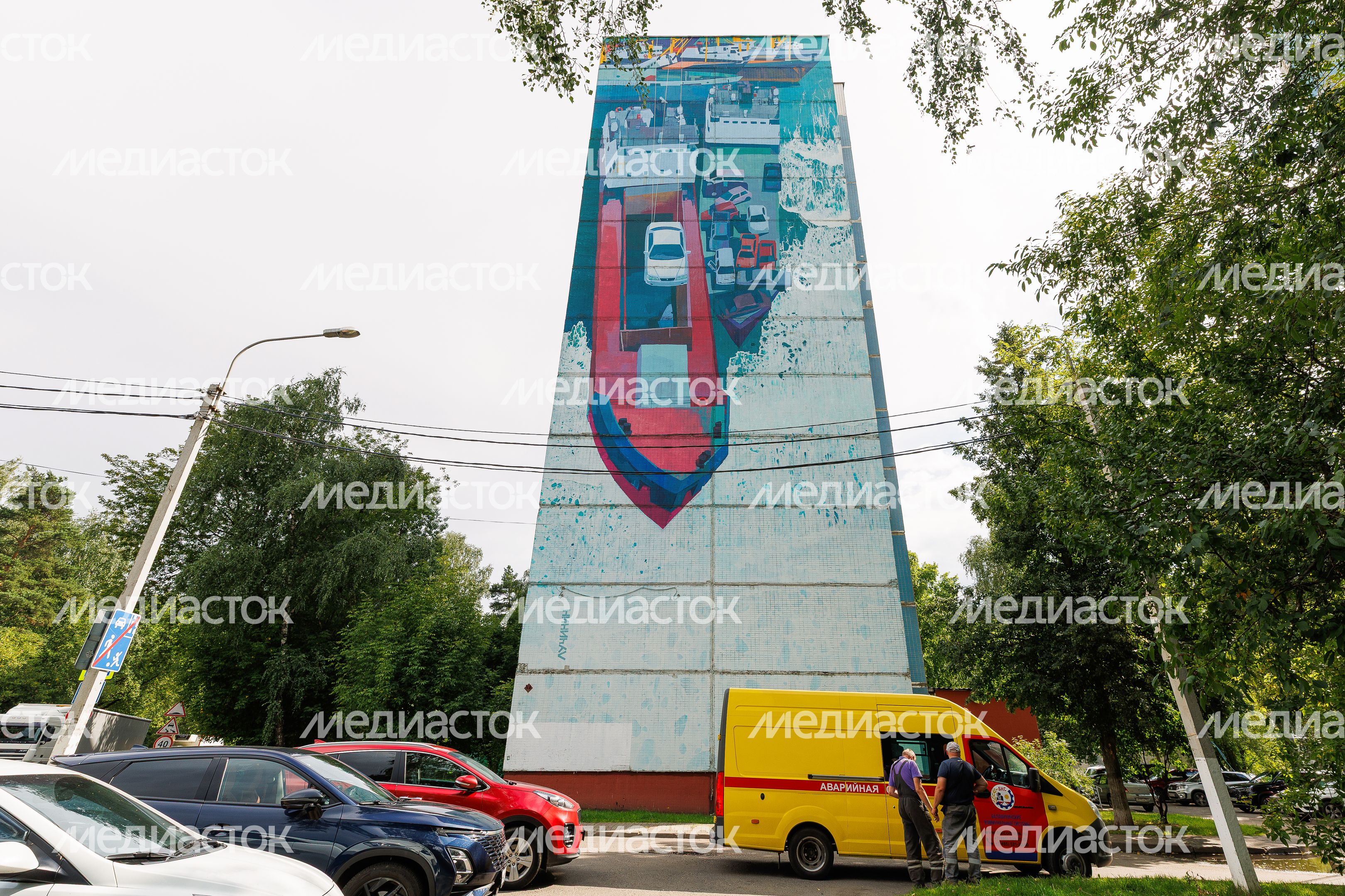 Муралы в Железнодорожном, Балашиха