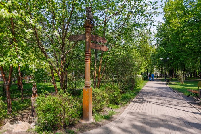 Центральный парк культуры и отдыха Лыткарино. Весна