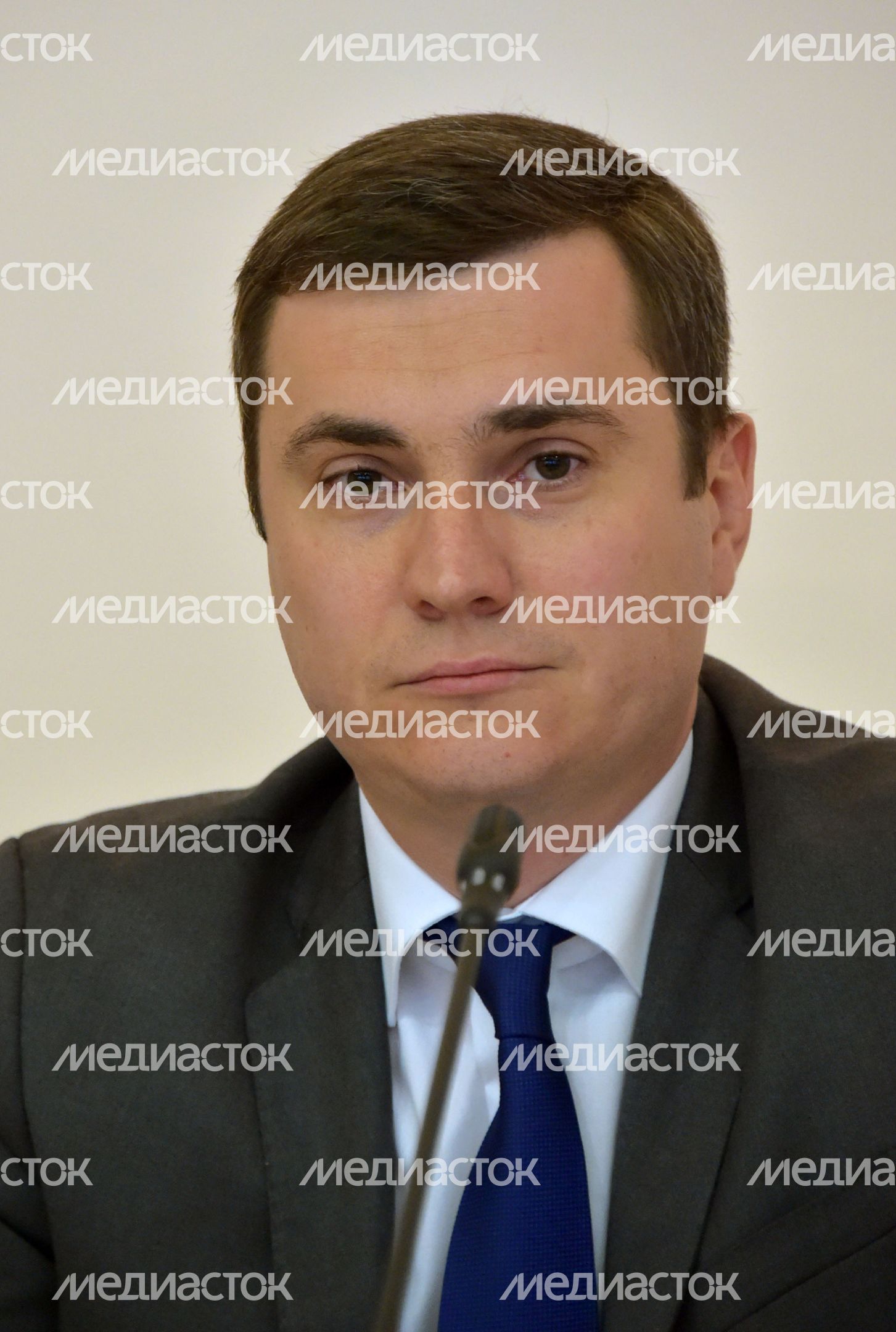 Павел Буяджи на пресс-конференции в Доме Правительства МО Павел Буяджи на пресс-конференции в Доме Правительства МО