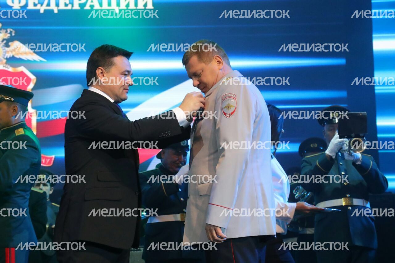 Торжественное мероприятие ко Дню сотрудника ОВД