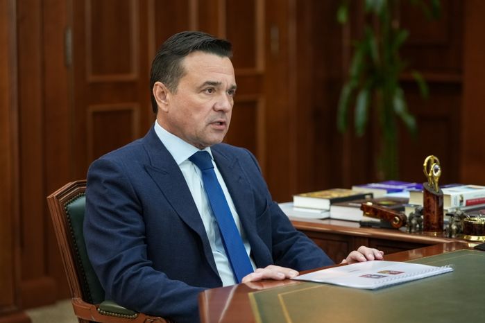 Андрей Воробьев провел рабочую встречу с главой городского округа Королёв Игорем Трифоновым