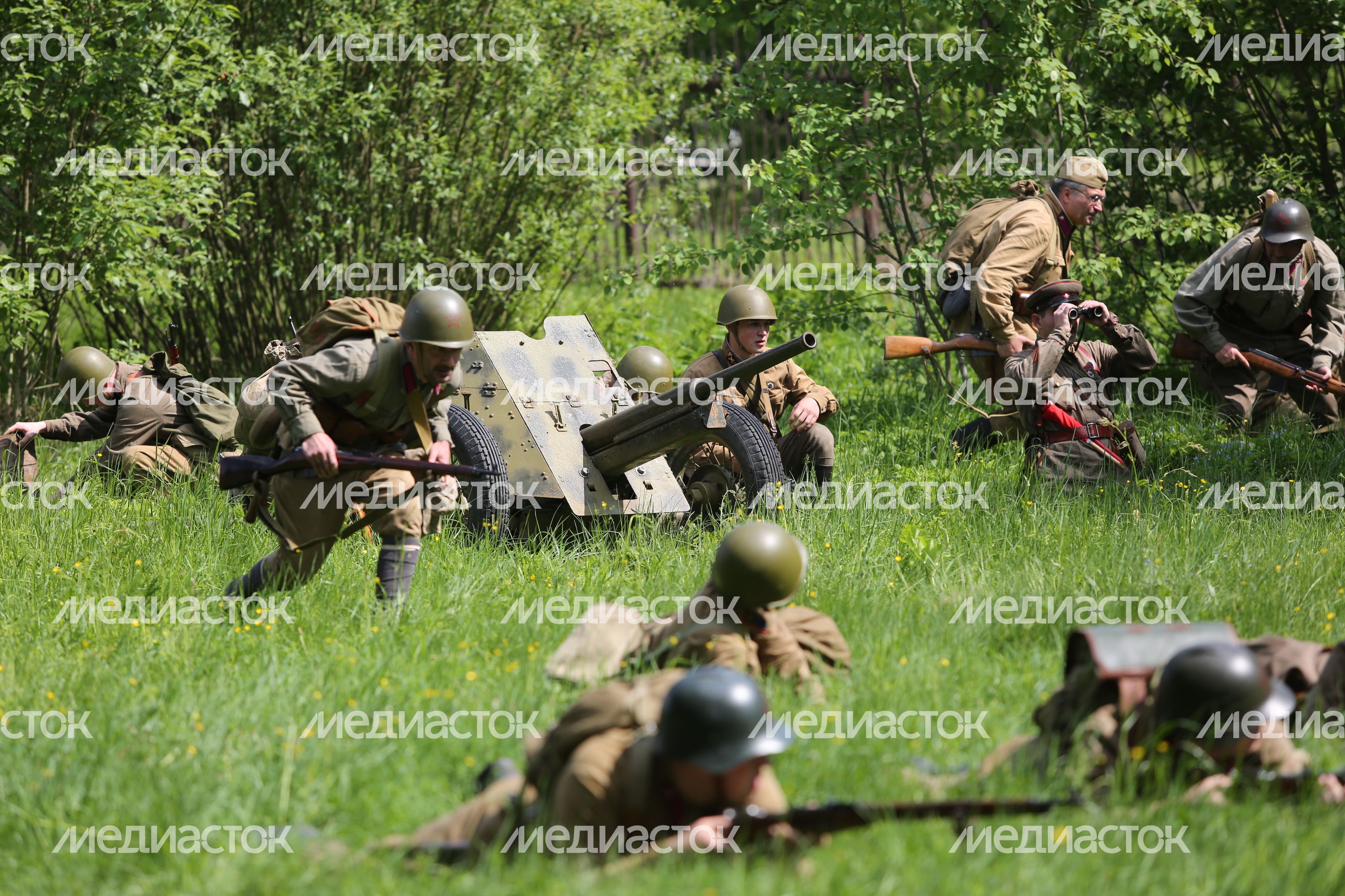 Военная реконструкция в Истринском районе
