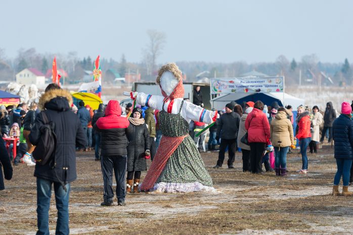 Празднование Масленицы в Талдоме