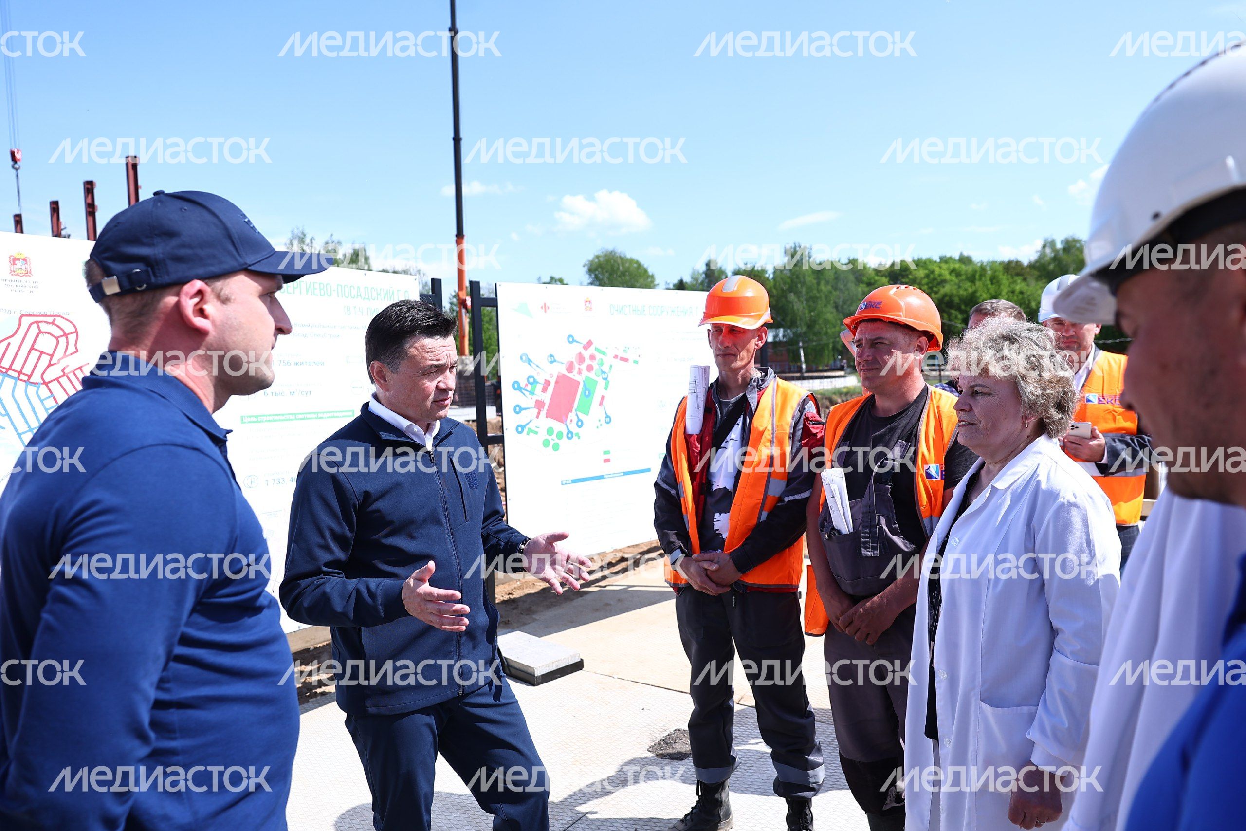 В Сергиевом Посаде продолжается строительство современного комплекса очистных сооружений
